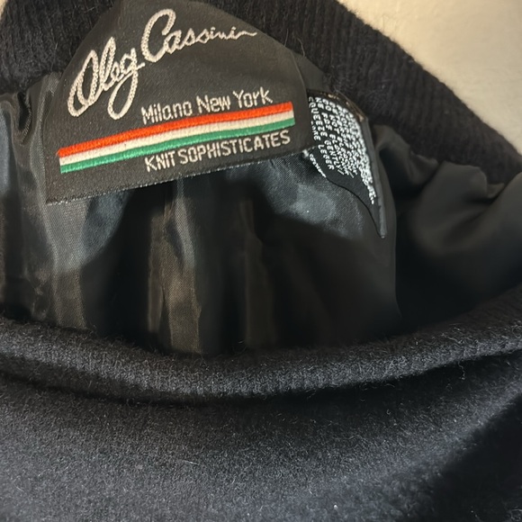 Oleg Cassini Vintage Lambswool Kinit Sweater Pencil Midi Skirt - Picture 12 of 16